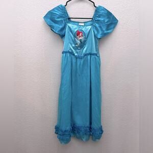 Disney Little Mermaid Ariel Princess Dress Blue Girls Costume Fairycore Size 5/6